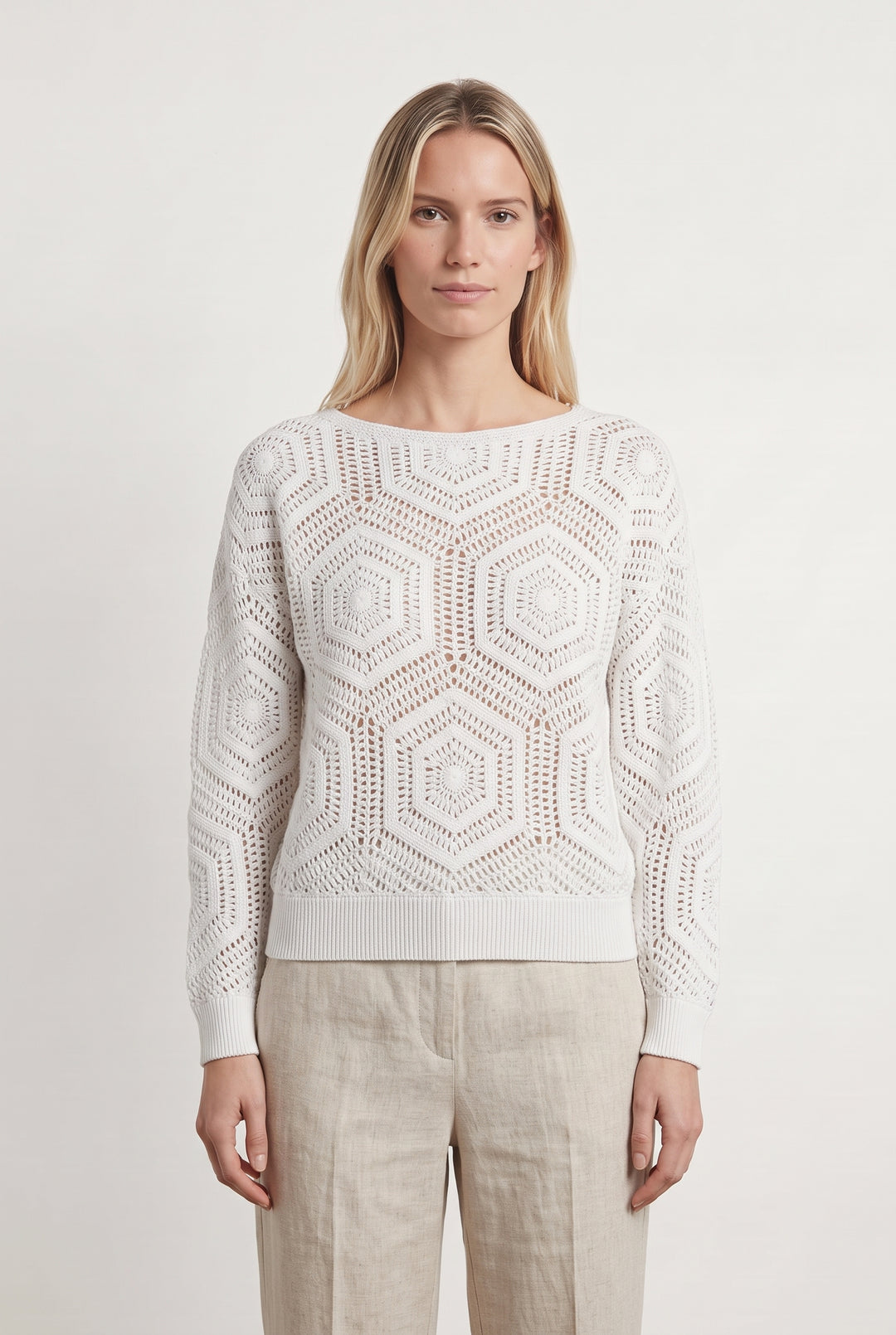Pull Blanc - Taille S/36 de la marque Closed | PARAD120818 - Vendu par Paradigme - Image 1