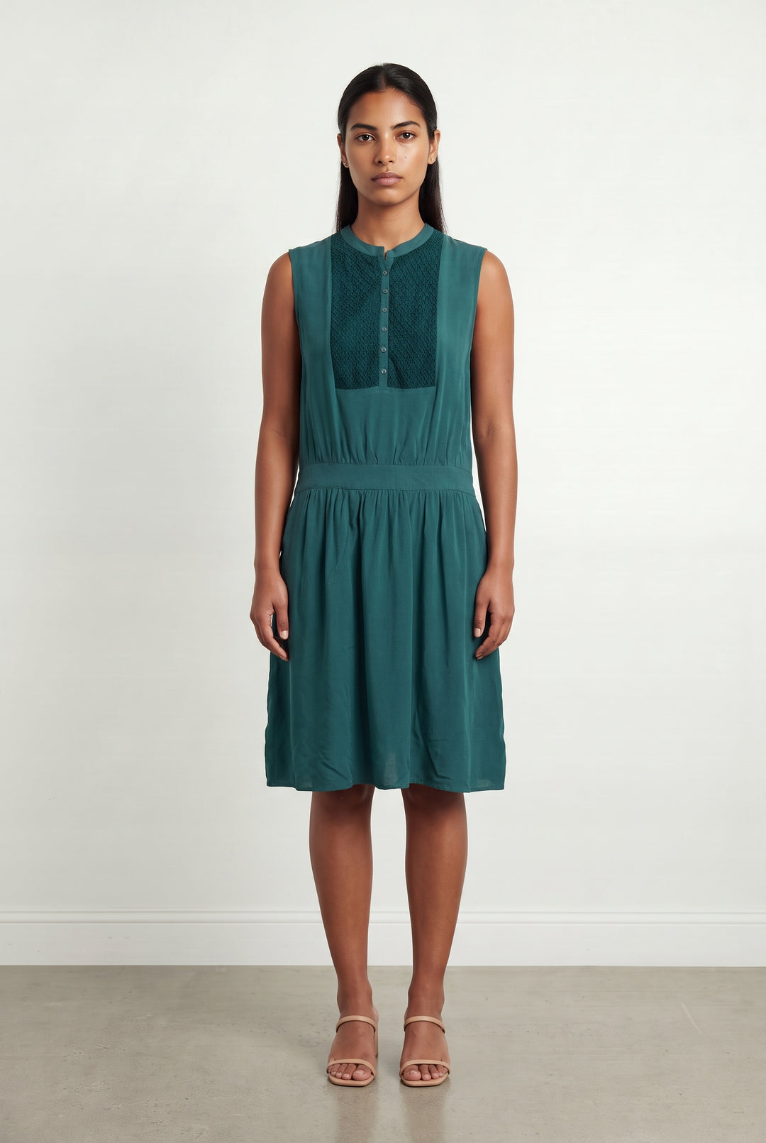 Robe Sans Manches Verte - Taille L/40 de la marque Comptoir des Cotonniers | PARAD120824 - Vendu par Paradigme - Image 1