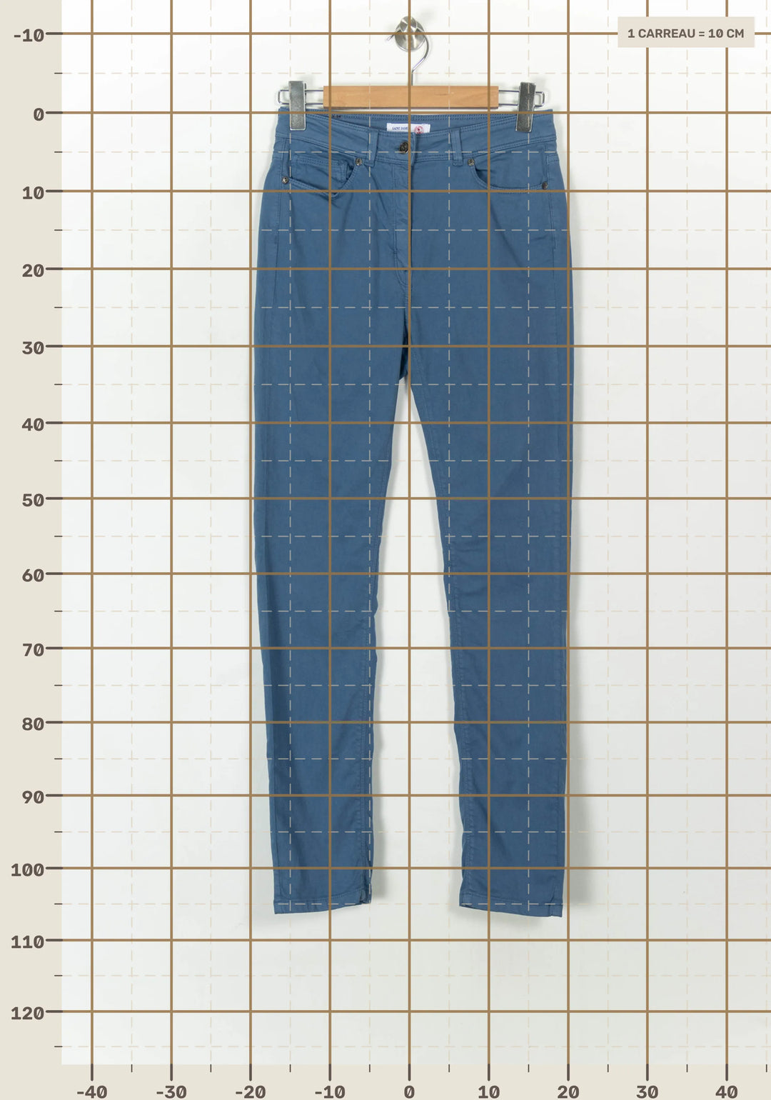Jean Bleu - Taille M/38 de la marque Saint James | PARAD120826 - Vendu par Paradigme - Image 4