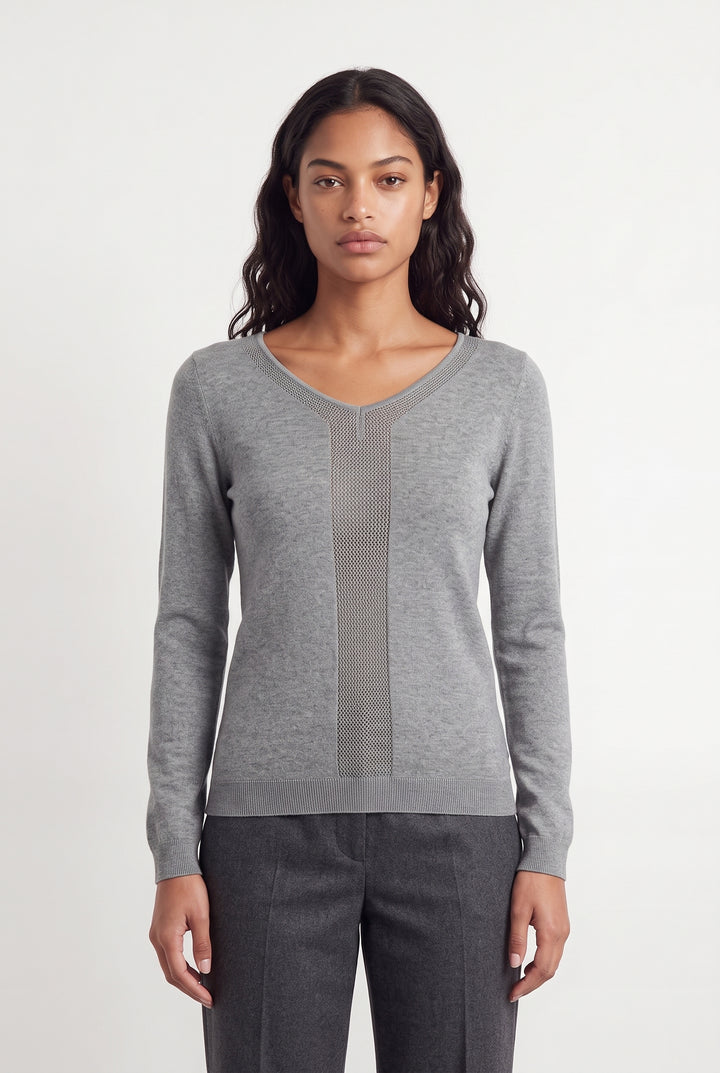 Pull Gris - Taille XS/34 de la marque Marie Sixtine | PARAD120830 - Vendu par Paradigme - Image 1