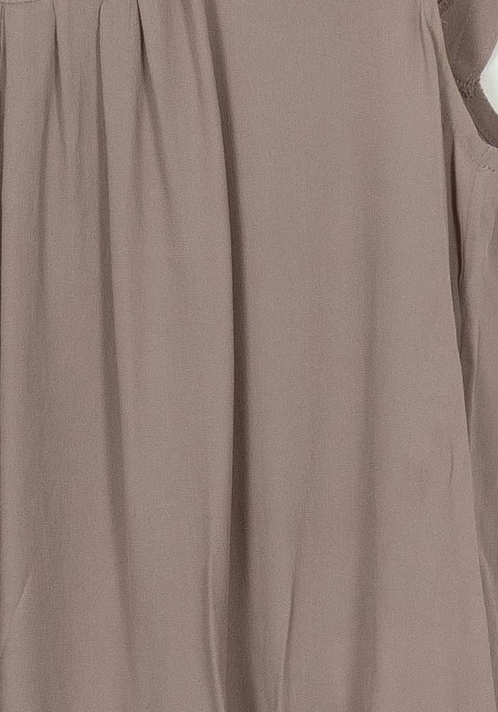 Robe Courte Taupe - Taille M/38 de la marque Tara Jarmon | PARAD120831 - Vendu par Paradigme - Image 3