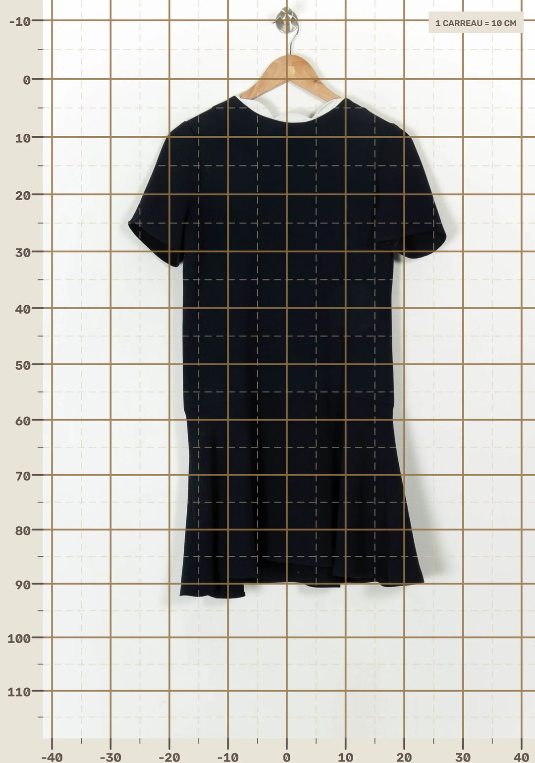 Robe Courte Bleue - Taille S/36 de la marque Claudie Pierlot | PARAD120834 - Vendu par Paradigme - Image 4