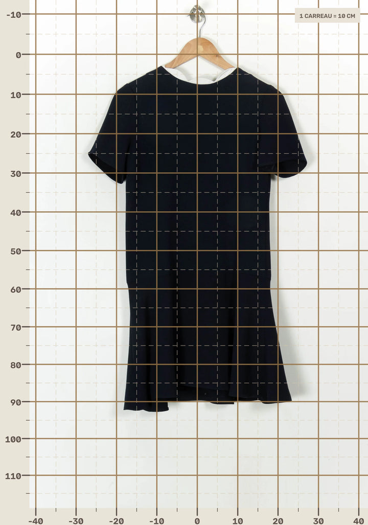 Robe Courte Bleue - Taille S/36 de la marque Claudie Pierlot | PARAD120834 - Vendu par Paradigme - Image 4