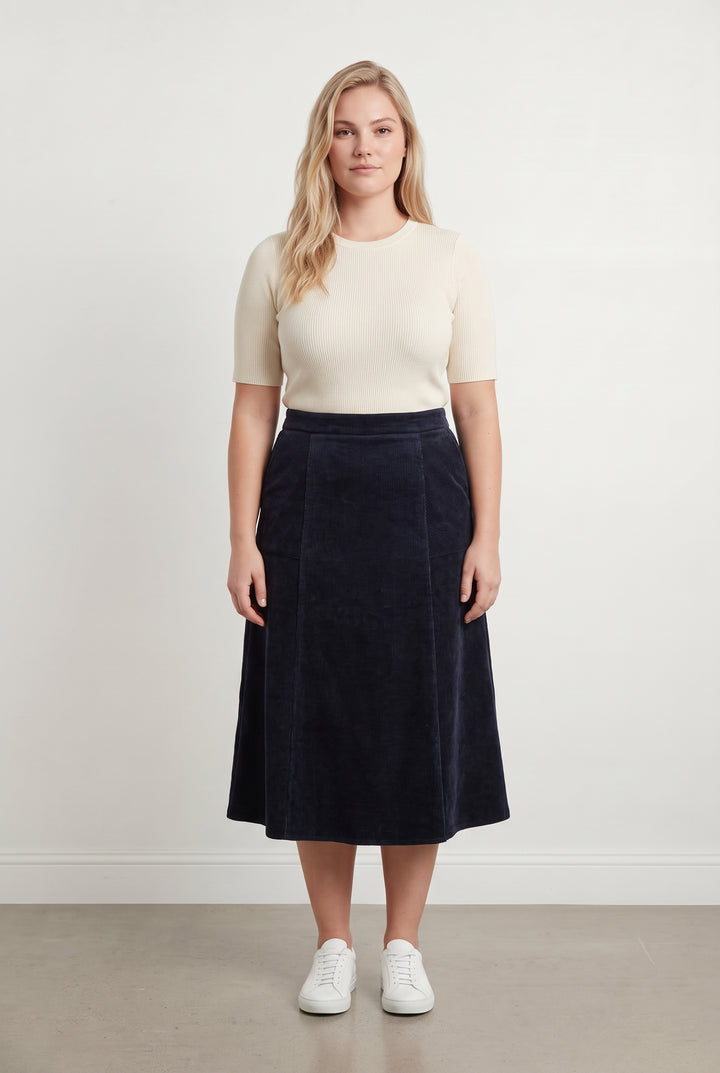 Jupe Bleu - Taille XL/42 de la marque La Fée Maraboutée | PARAD120840 - Vendu par Paradigme - Image 1