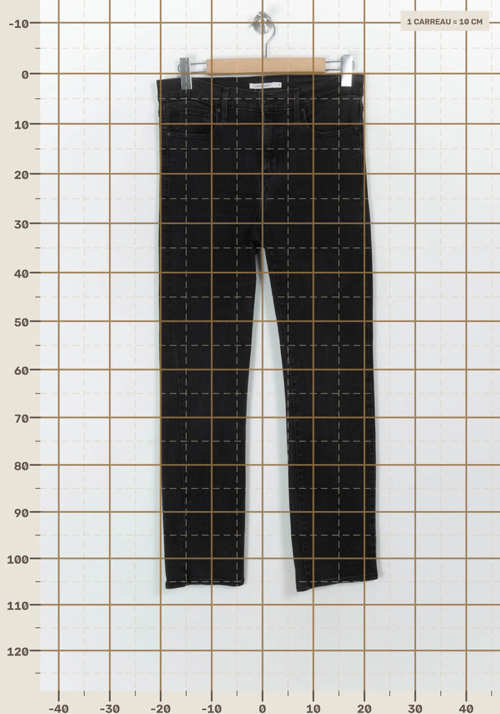 Jean Droit Gris - Taille S/36 de la marque Levi&