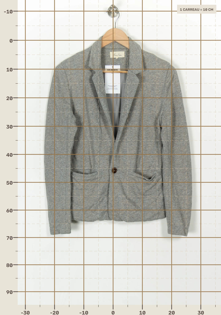 Blazer Gris - Taille S/36 de la marque Marie Sixtine | PARAD120844 - Vendu par Paradigme - Image 4