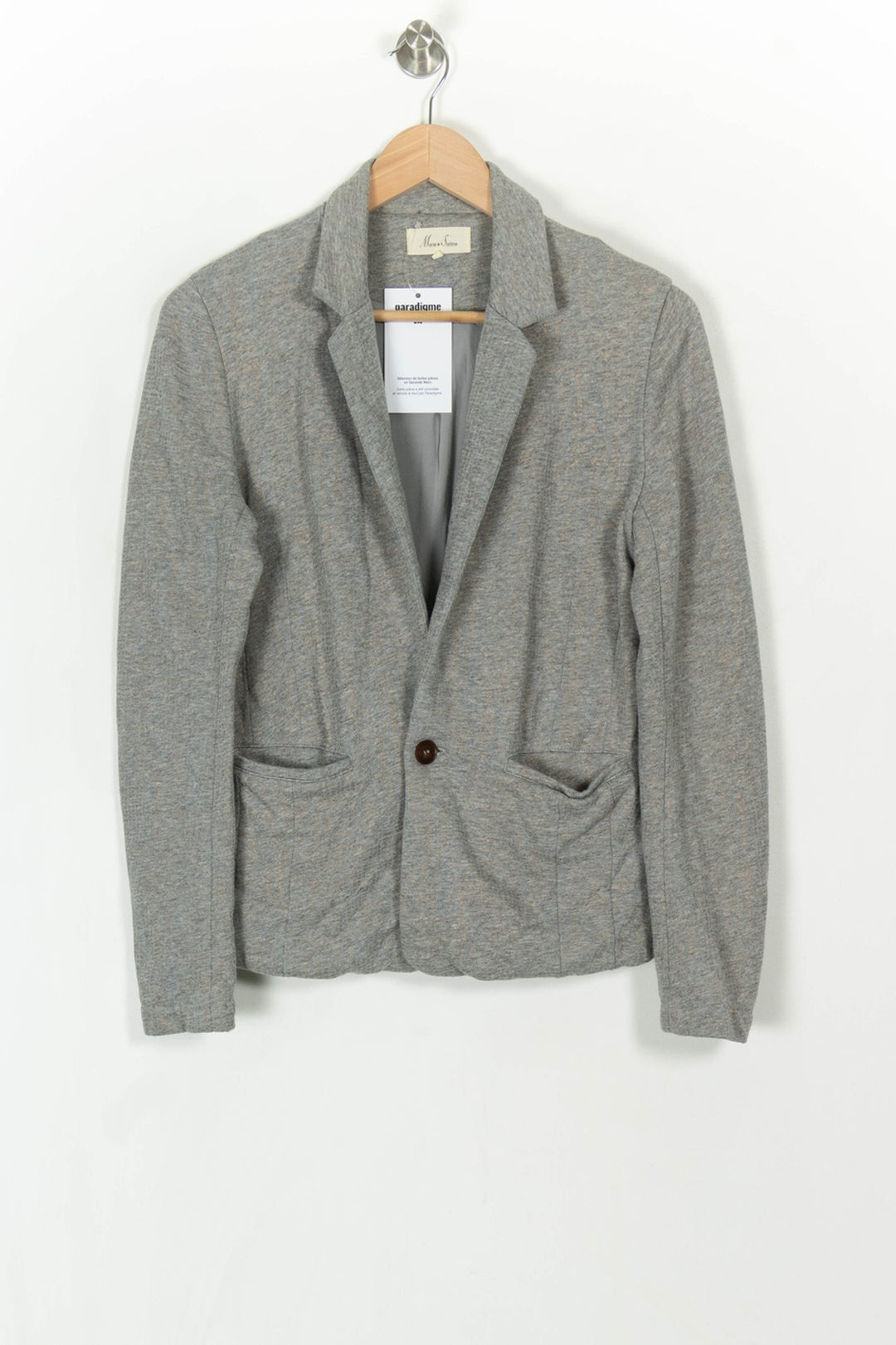 Blazer Gris - Taille S/36 de la marque Marie Sixtine | PARAD120844 - Vendu par Paradigme - Image 2