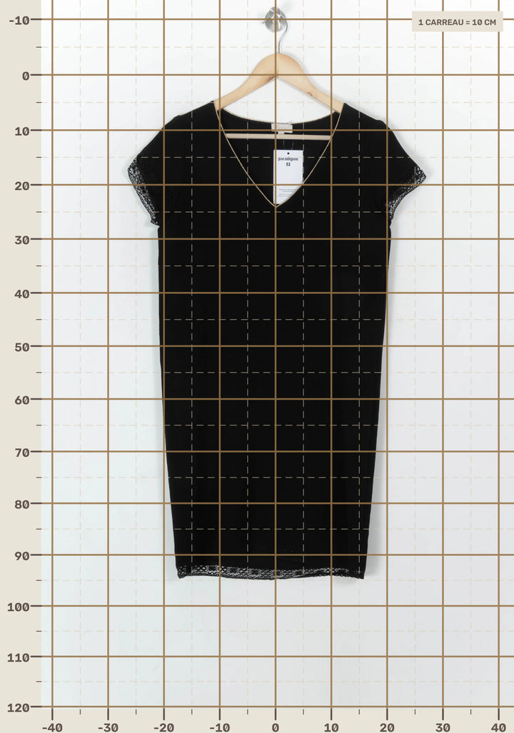 Robe Courte Noire - Taille S/36 de la marque Pablo | PARAD120845 - Vendu par Paradigme - Image 4