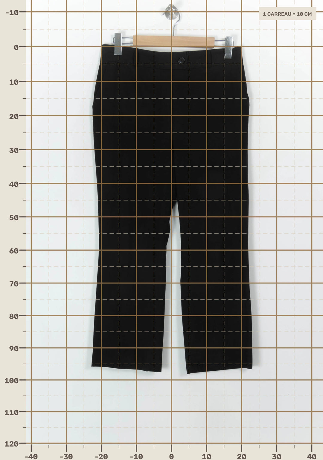 Pantalon Noir - Taille XL/42 de la marque Caroll | PARAD120846 - Vendu par Paradigme - Image 4
