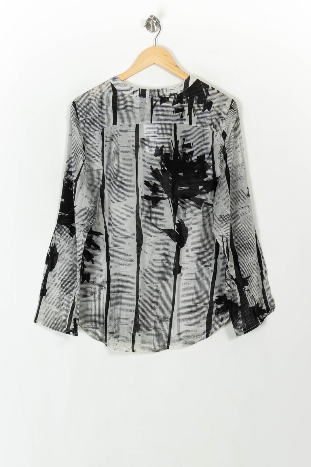 Blouse Noir et Blanc - Taille XXL/44 de la marque La Fée Maraboutée | PARAD120853 - Vendu par Paradigme - Image 5