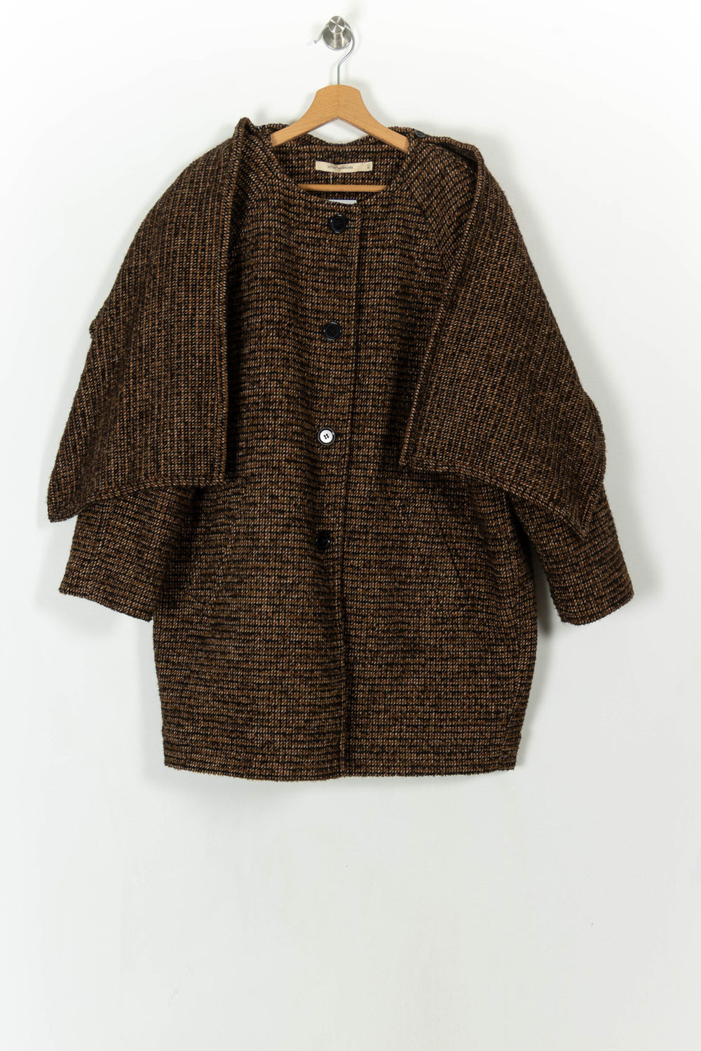 Manteau Marron - Taille XL/42 de la marque La Fée Maraboutée | PARAD120854 - Vendu par Paradigme - Image 2