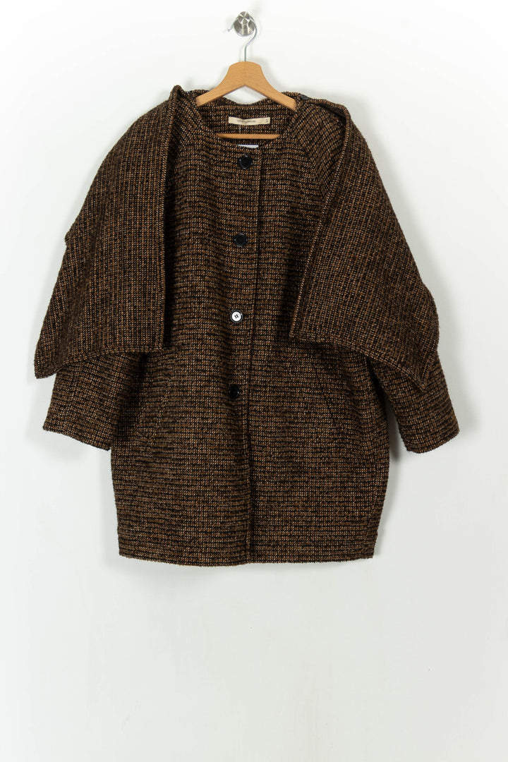Manteau Marron - Taille XL/42 de la marque La Fée Maraboutée | PARAD120854 - Vendu par Paradigme - Image 2
