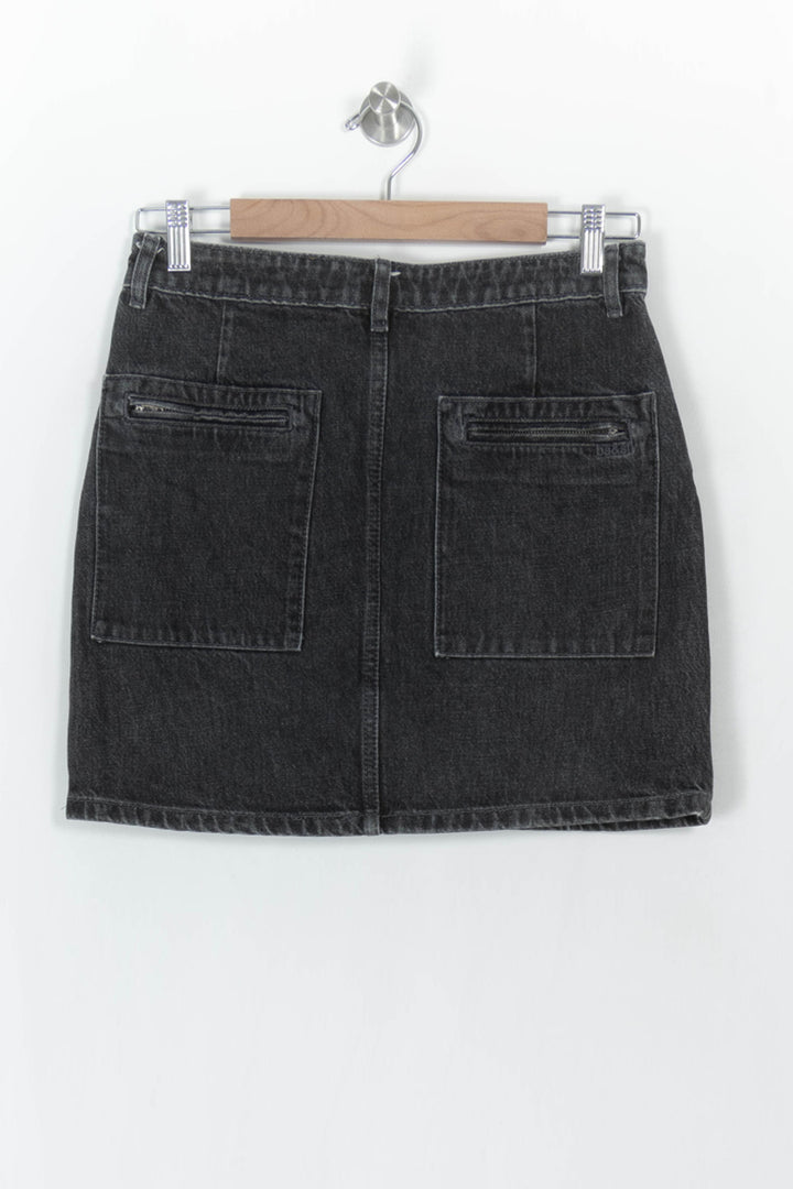 Jupe En Jean Noire - Taille M/38 de la marque ba&amp;sh | PARAD120860 - Vendu par Paradigme - Image 5
