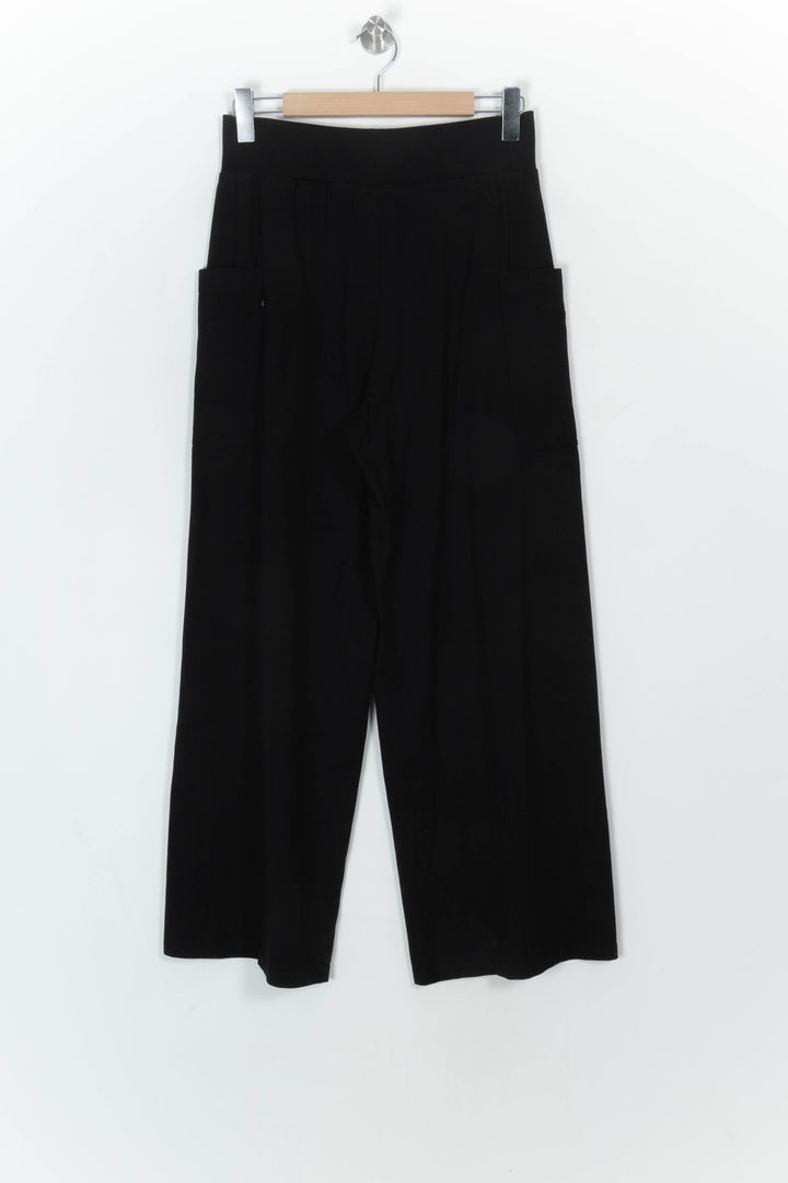 Pantalon Large Noir - Taille L/40 de la marque Agnès b. | PARAD120863 - Vendu par Paradigme - Image 5
