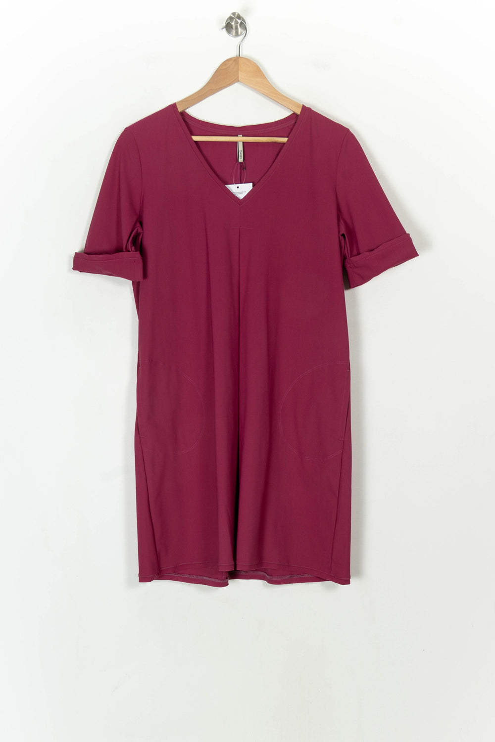 Robe Droite Rose - Taille L/40 de la marque Indies | PARAD120868 - Vendu par Paradigme - Image 2