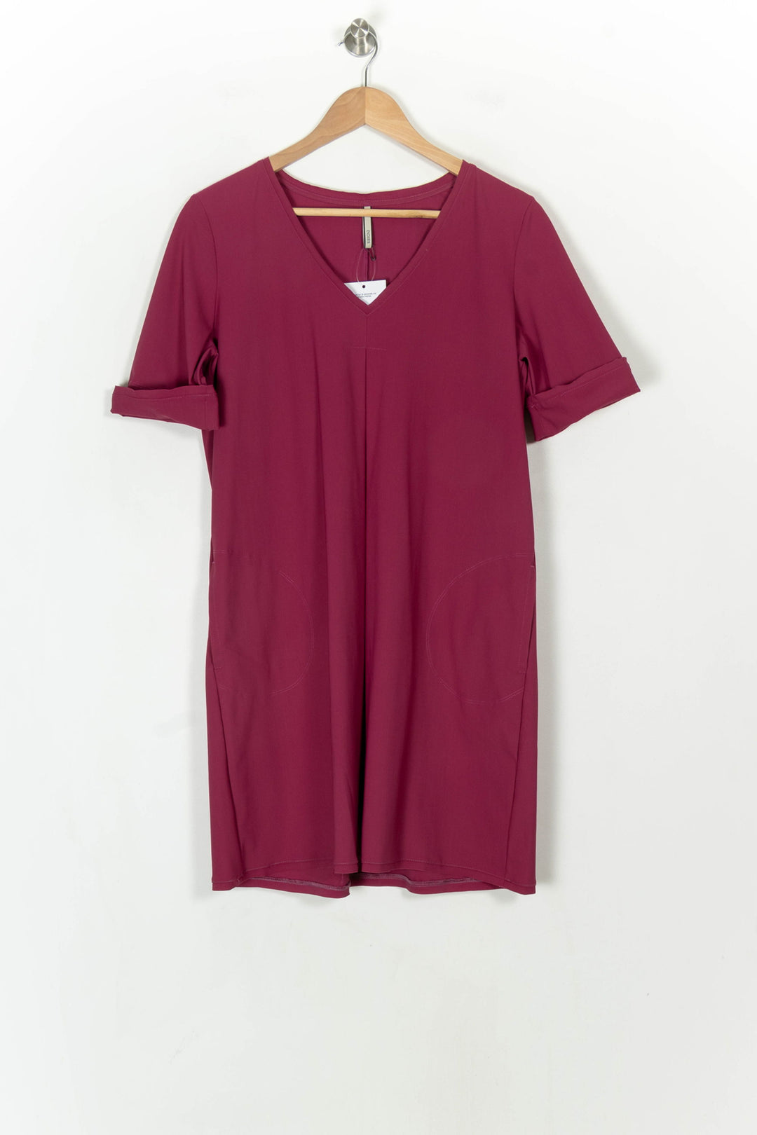 Robe Droite Rose - Taille L/40 de la marque Indies | PARAD120868 - Vendu par Paradigme - Image 2