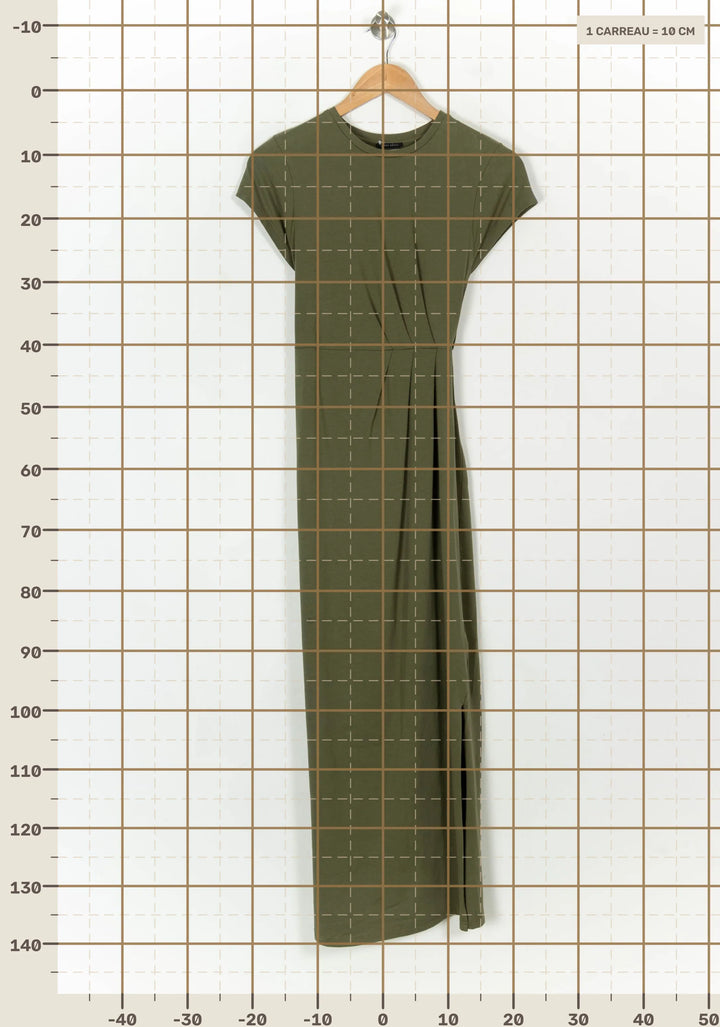 Robe Longue Verte - Taille S/36 de la marque IKKS | PARAD120871 - Vendu par Paradigme - Image 4