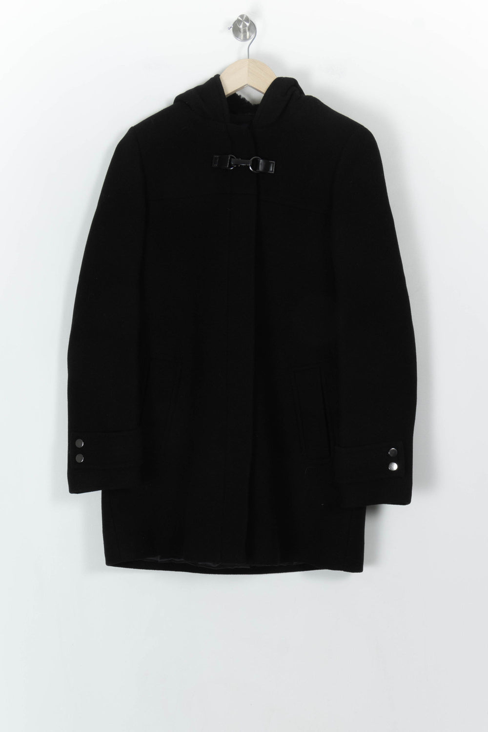 Duffle-coat Noir - Taille S/36 de la marque Caroll | PARAD120872 - Vendu par Paradigme - Image 2