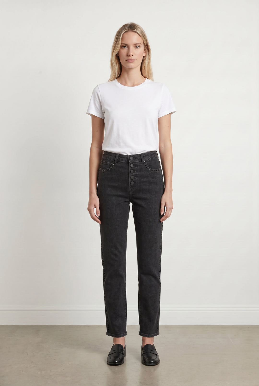 Jean Gris - Taille XS/34 de la marque IKKS | PARAD120876 - Vendu par Paradigme - Image 1
