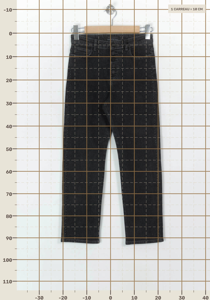 Jean Gris - Taille XS/34 de la marque IKKS | PARAD120876 - Vendu par Paradigme - Image 4
