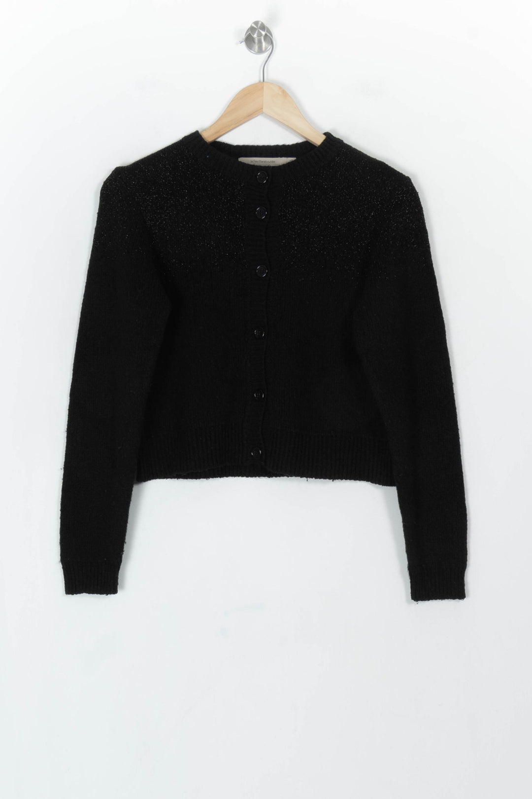 Cardigan Noir - Taille XS/34 de la marque La Fée Maraboutée | PARAD120878 - Vendu par Paradigme - Image 2