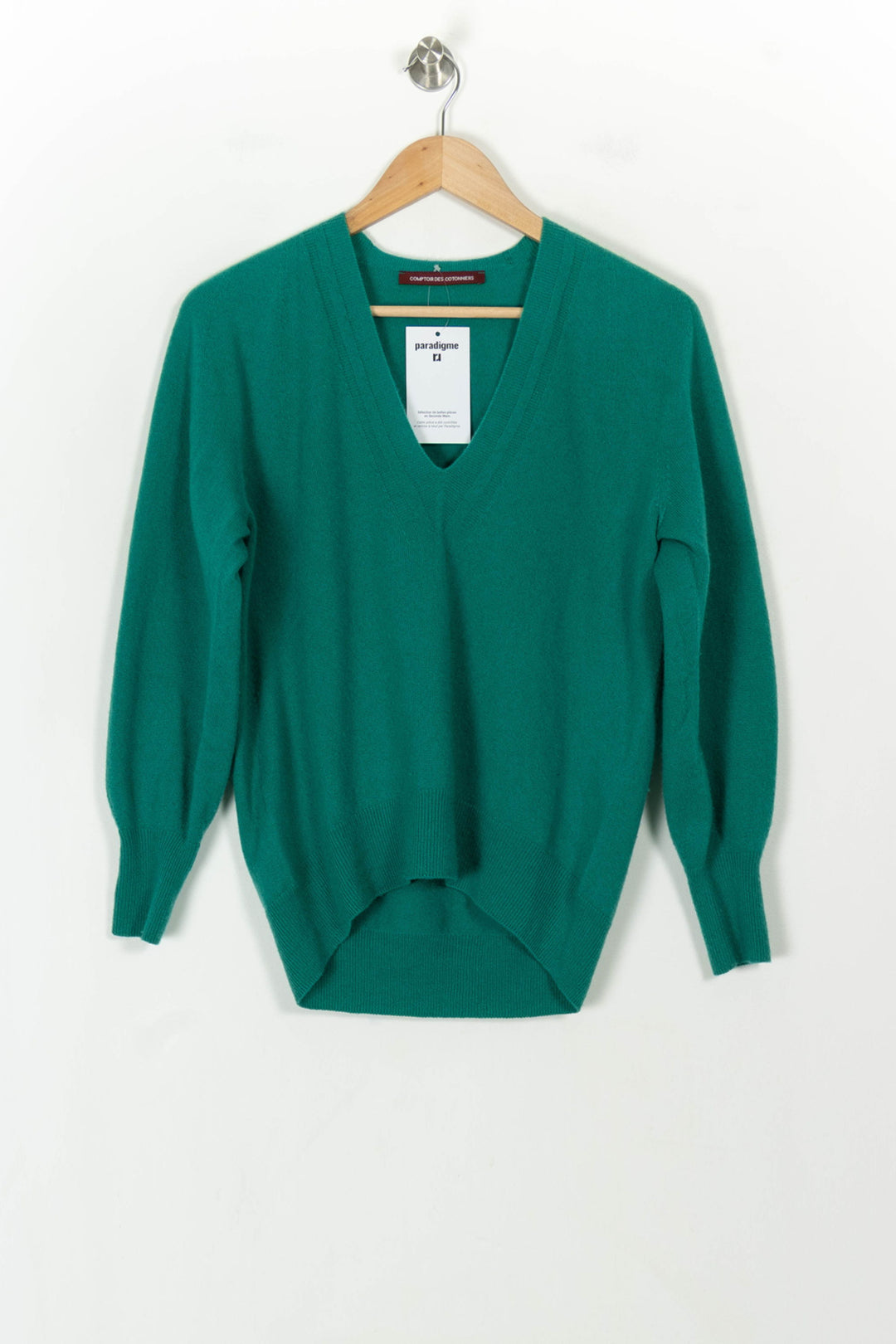 Pull Vert - Taille S/36 de la marque Comptoir des Cotonniers | PARAD120885 - Vendu par Paradigme - Image 2