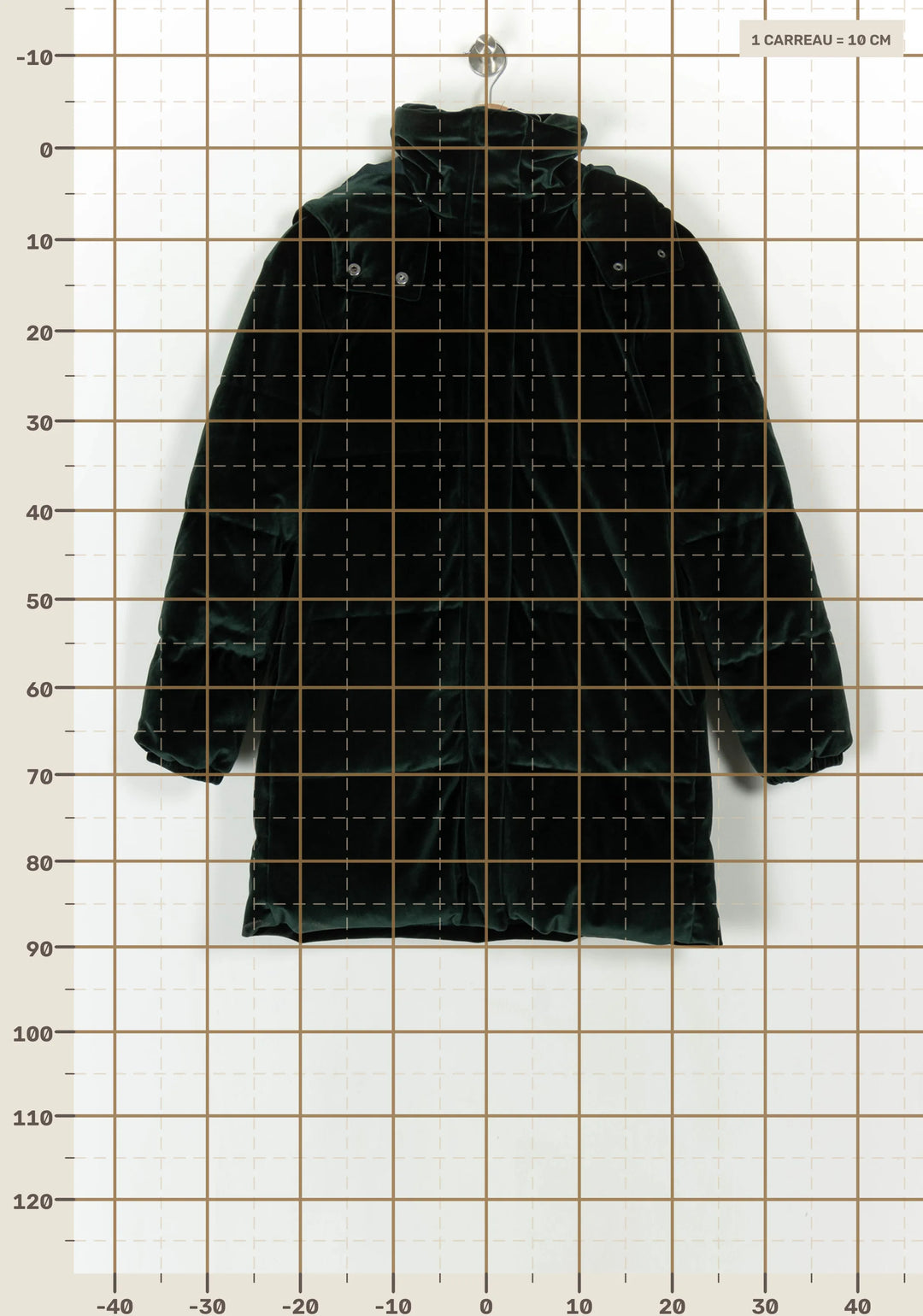 Doudoune Verte - Taille S/36 de la marque La Fée Maraboutée | PARAD120893 - Vendu par Paradigme - Image 4