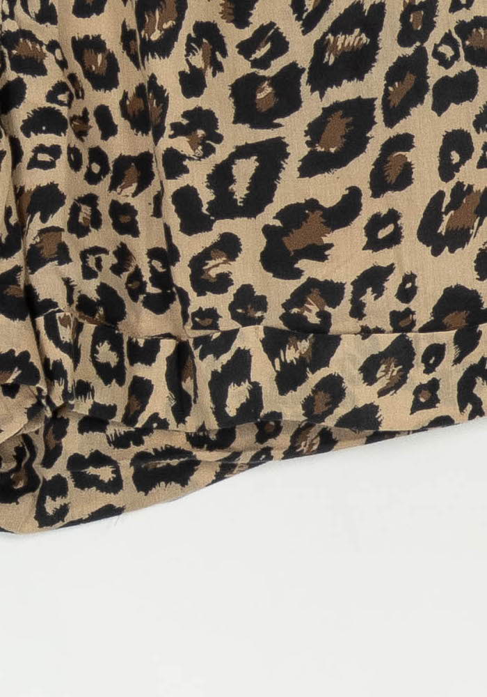 Short Léopard Beige et Noir - Taille M/38 de la marque Petite Mendigote | PARAD120899 - Vendu par Paradigme - Image 3