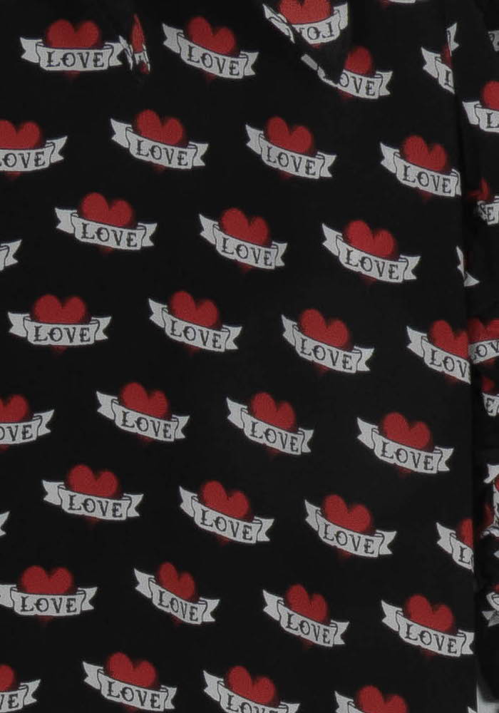 Robe Courte Noire et Rouge - Taille S/36 de la marque Sandro | PARAD120901 - Vendu par Paradigme - Image 3