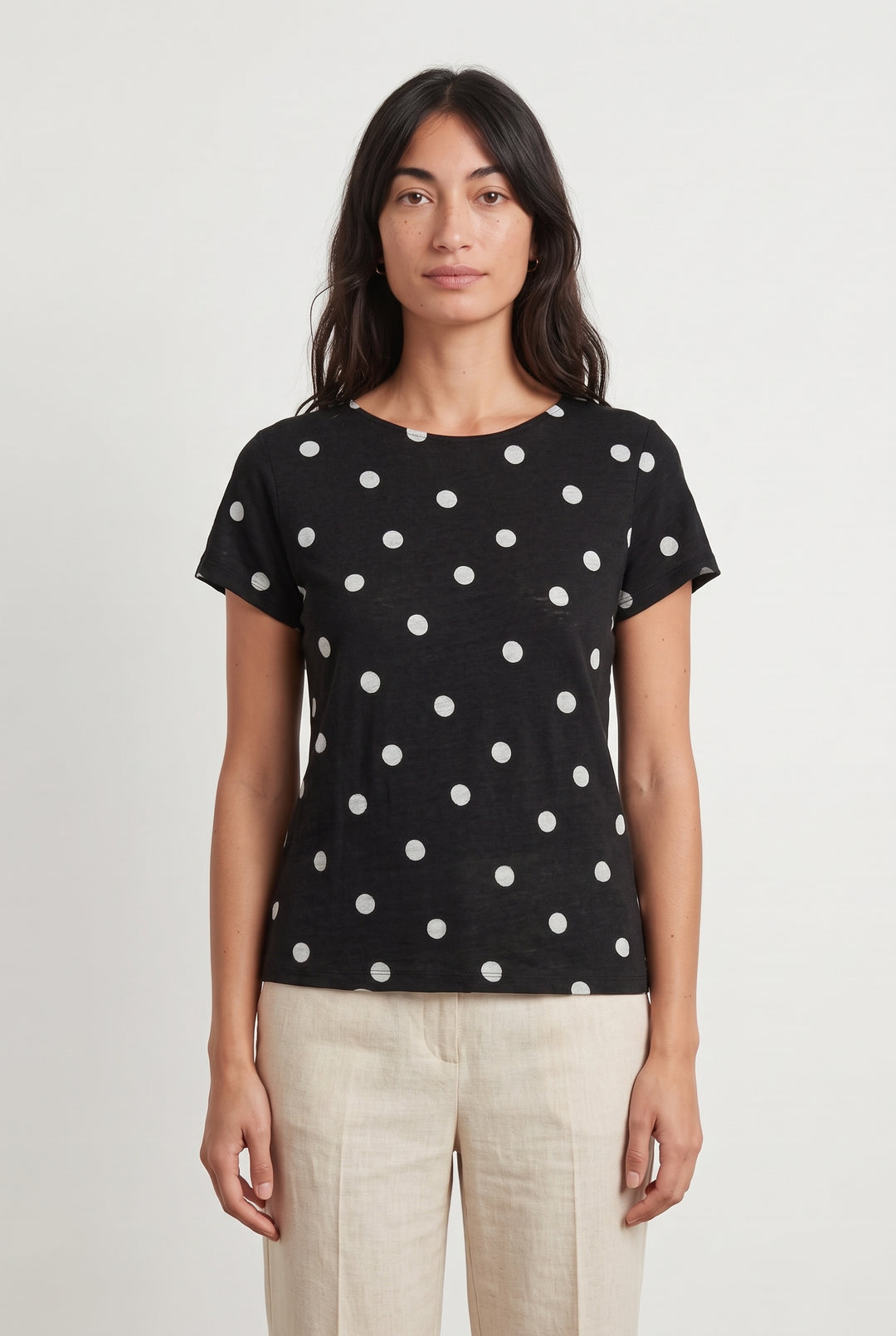 Tee-shirt Noir et Blanc - Taille XS/34 de la marque Sézane | PARAD120902 - Vendu par Paradigme - Image 1
