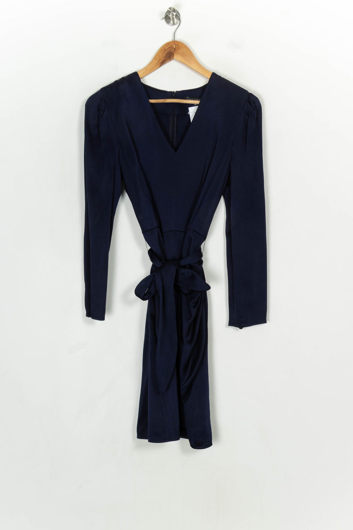 Robe Courte Bleue - Taille M/38 de la marque Tara Jarmon | PARAD120905 - Vendu par Paradigme - Image 2