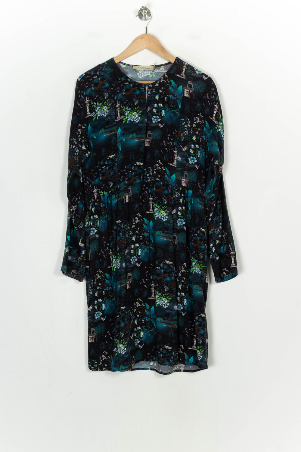 Robe Bleue et Noire - Taille L/40 de la marque La Fée Maraboutée | PARAD120910 - Vendu par Paradigme - Image 2