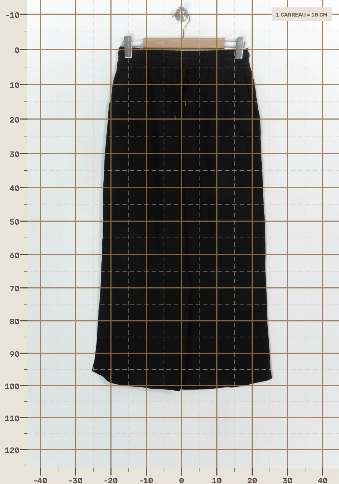 Pantalon Large Noir - Taille XXL/44 de la marque La Fée Maraboutée | PARAD120915 - Vendu par Paradigme - Image 4