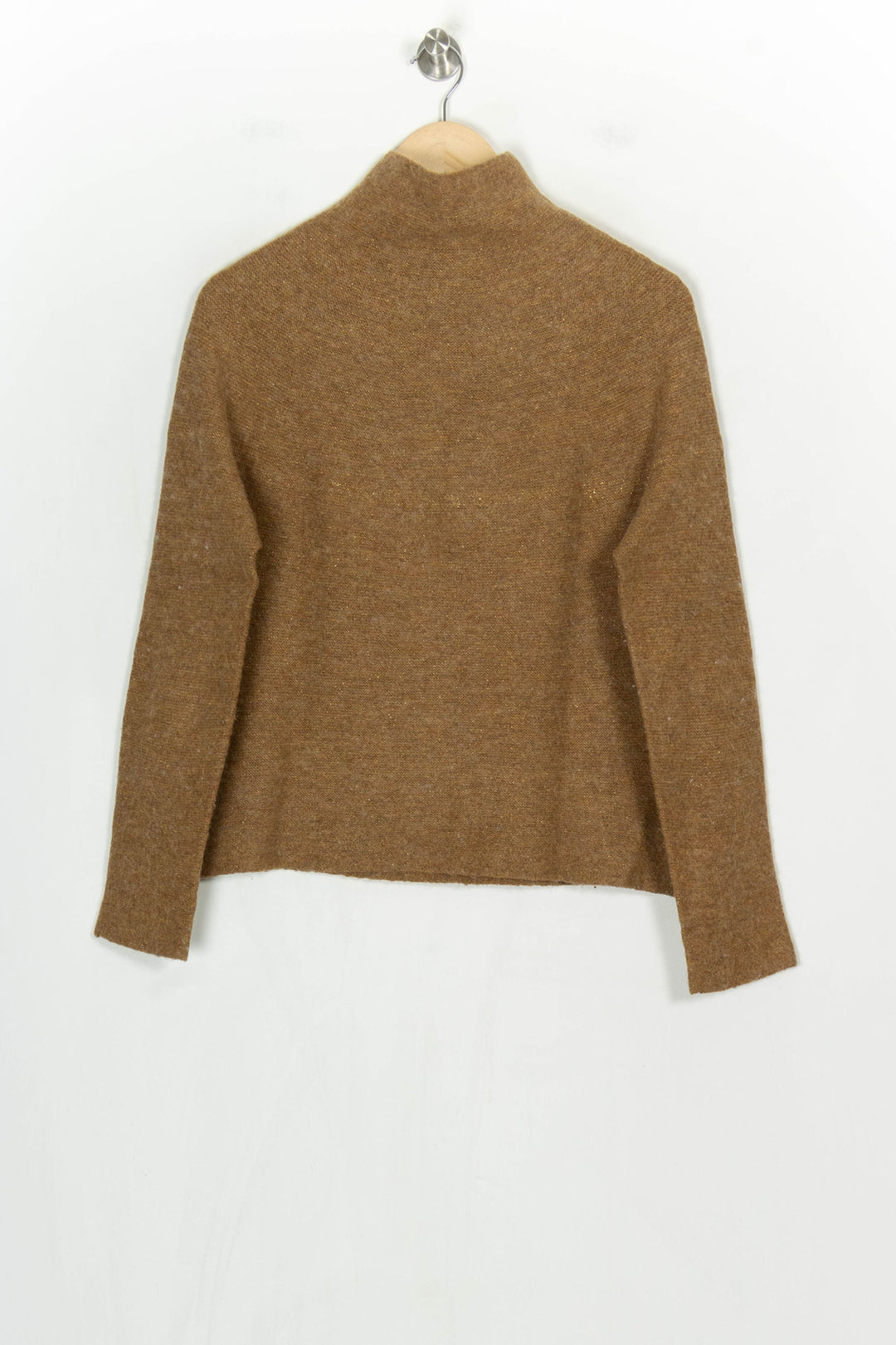 Pull Col Montant Beige - Taille S/36 de la marque La Fée Maraboutée | PARAD120916 - Vendu par Paradigme - Image 5