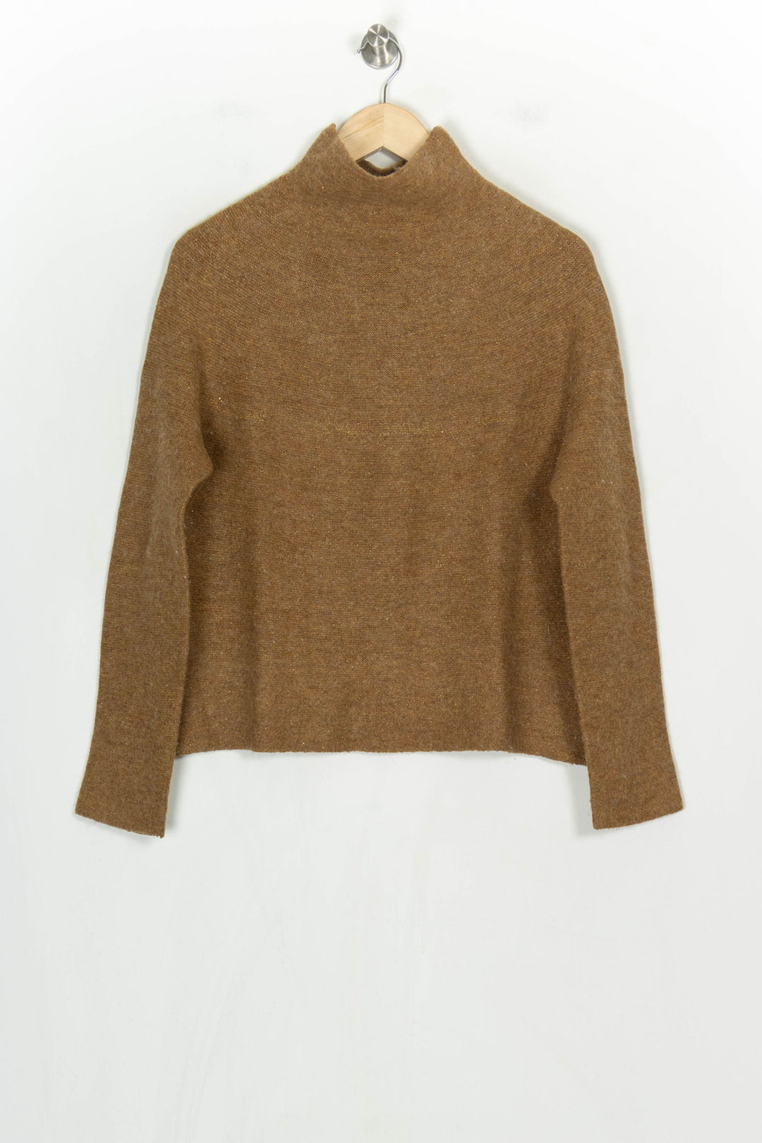 Pull Col Montant Beige - Taille S/36 de la marque La Fée Maraboutée | PARAD120916 - Vendu par Paradigme - Image 2