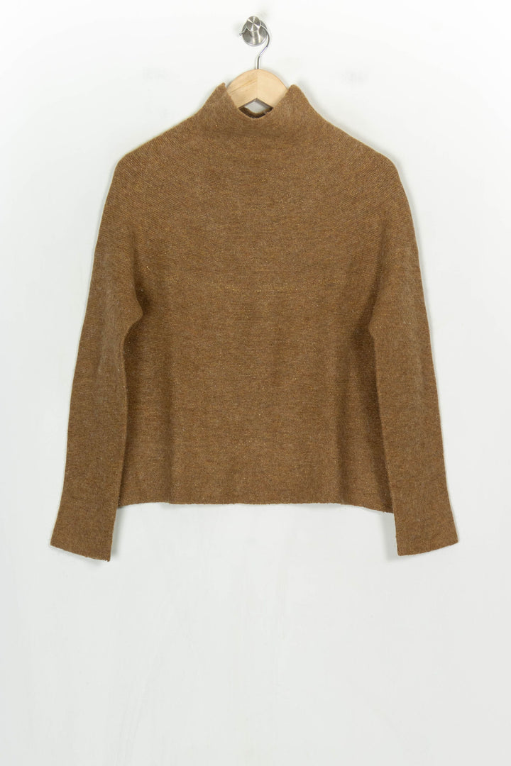 Pull Col Montant Beige - Taille S/36 de la marque La Fée Maraboutée | PARAD120916 - Vendu par Paradigme - Image 2