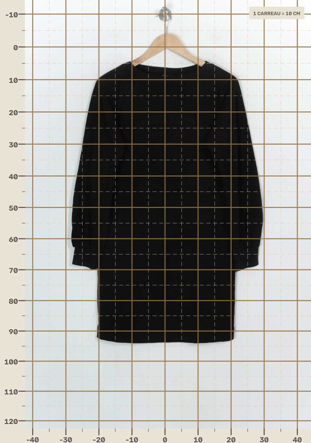 Robe Sweat Noire - Taille S/36 de la marque One Step | PARAD120921 - Vendu par Paradigme - Image 4