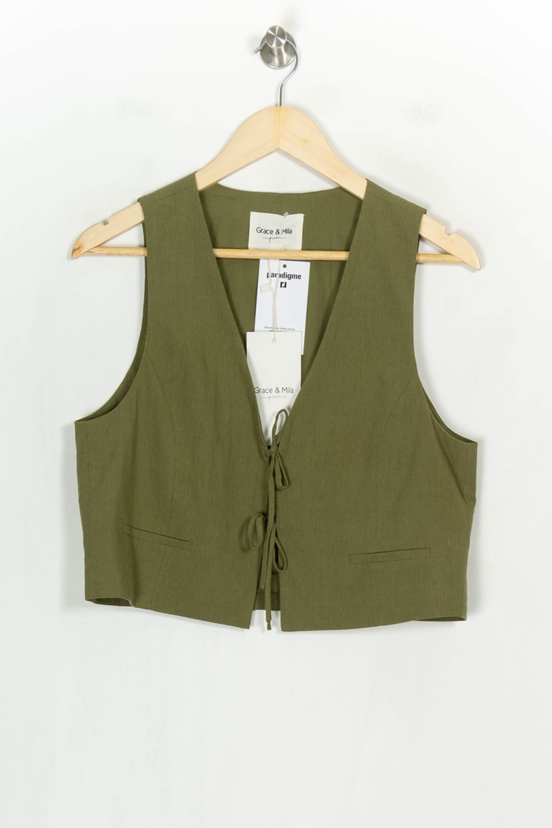 Gilet Vert - Taille L/40 de la marque Grace &amp; Mila | PARAD120923 - Vendu par Paradigme - Image 2
