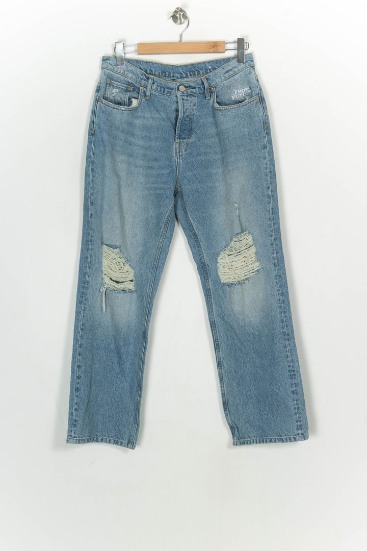 Jean Délavé Bleu - Taille S/36 de la marque From Future | PARAD120926 - Vendu par Paradigme - Image 2