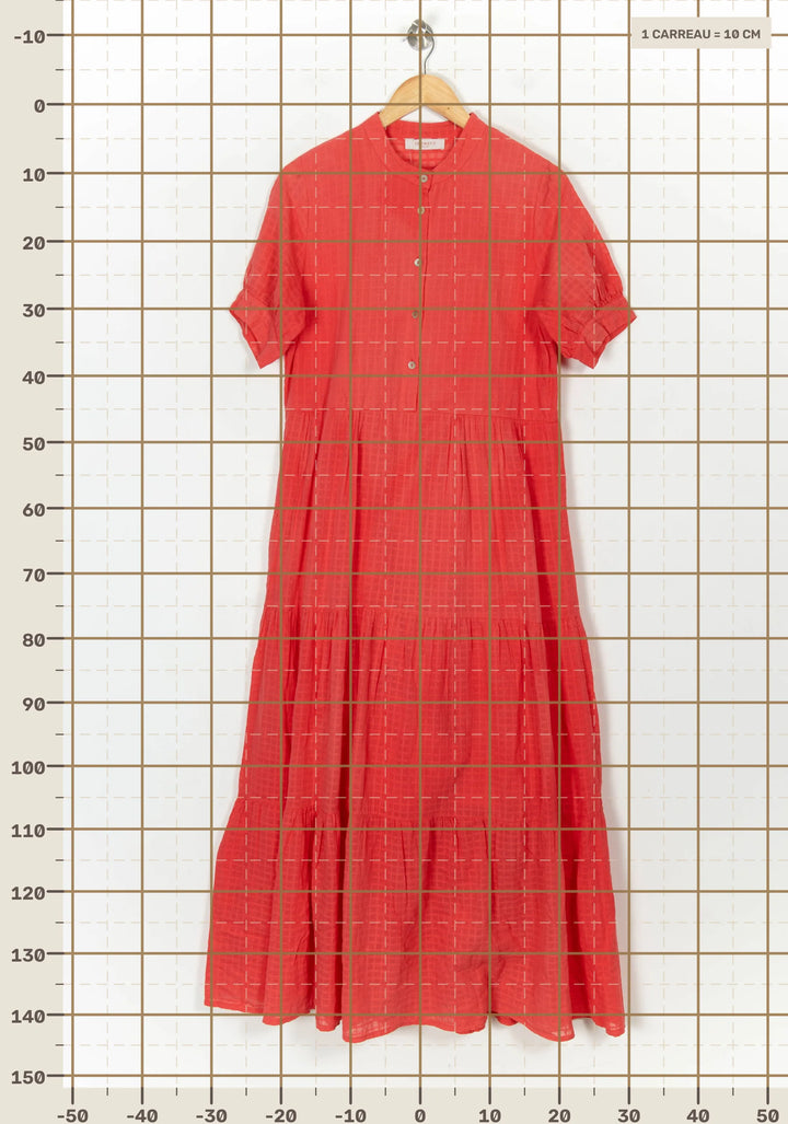 Robe Longue Orange - Taille S/36 de la marque Imprevu | PARAD120928 - Vendu par Paradigme - Image 4