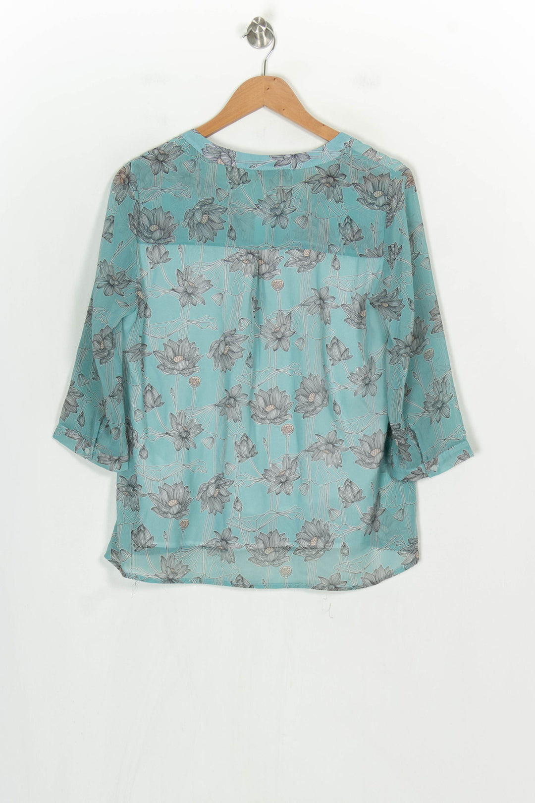 Blouse Bleue et Grise - Taille S/36 de la marque Sud express | PARAD120938 - Vendu par Paradigme - Image 5