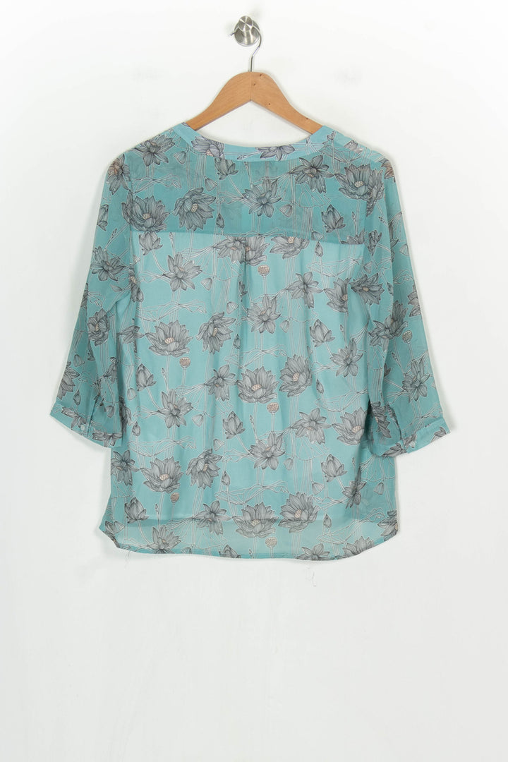 Blouse Bleue et Grise - Taille S/36 de la marque Sud express | PARAD120938 - Vendu par Paradigme - Image 5