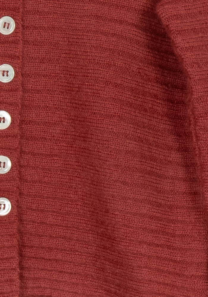 Cardigan Rose - Taille XS/34 de la marque Agnès b. | PARAD120952 - Vendu par Paradigme - Image 3