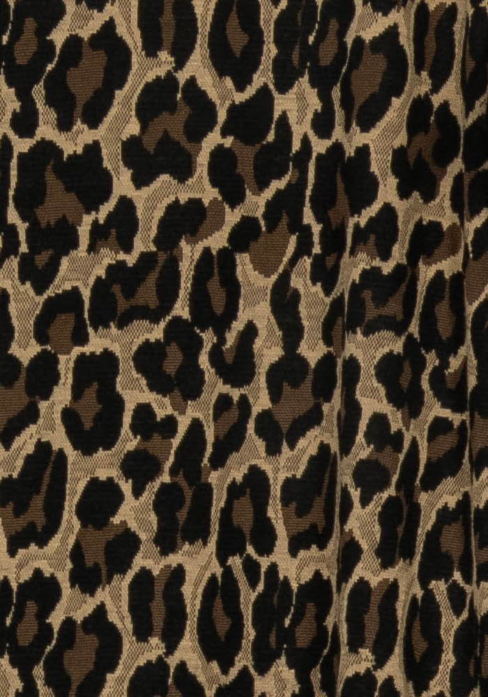Robe Imprimée Marron et Noire - Taille S/36 de la marque La Fée Maraboutée | PARAD120958 - Vendu par Paradigme - Image 3