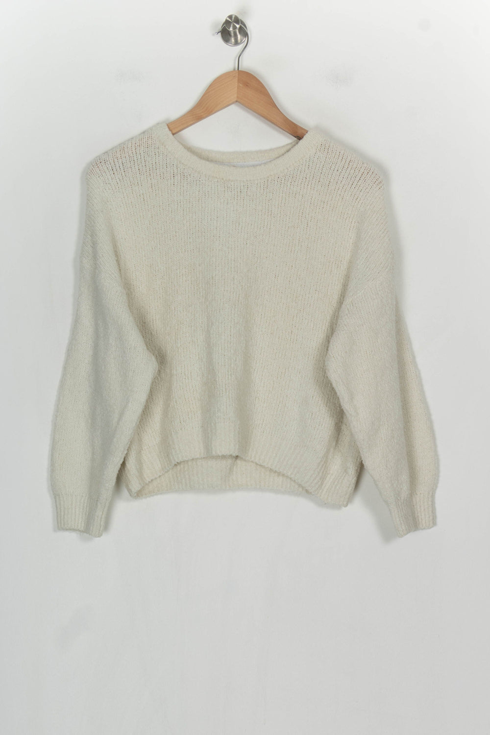 Pull Blanc - Taille S/36 de la marque American Vintage | PARAD120962 - Vendu par Paradigme - Image 2