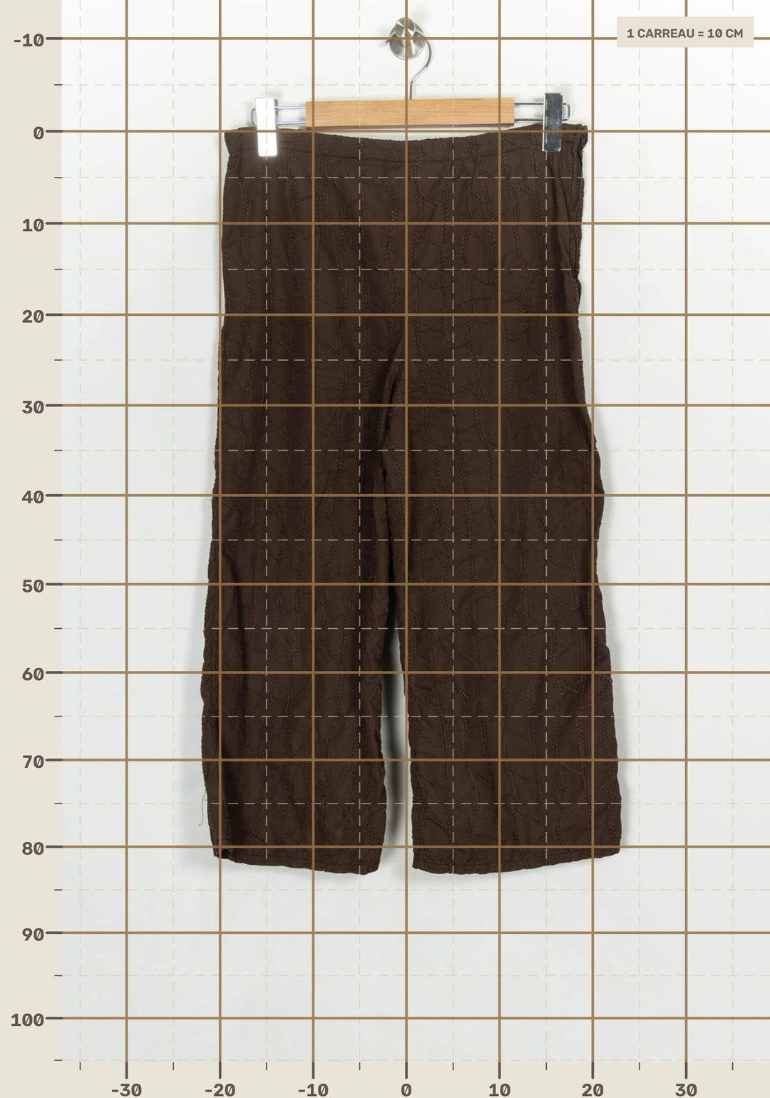 Pantalon Marron - Taille T.U. de la marque La Fée Maraboutée | PARAD120972 - Vendu par Paradigme - Image 4