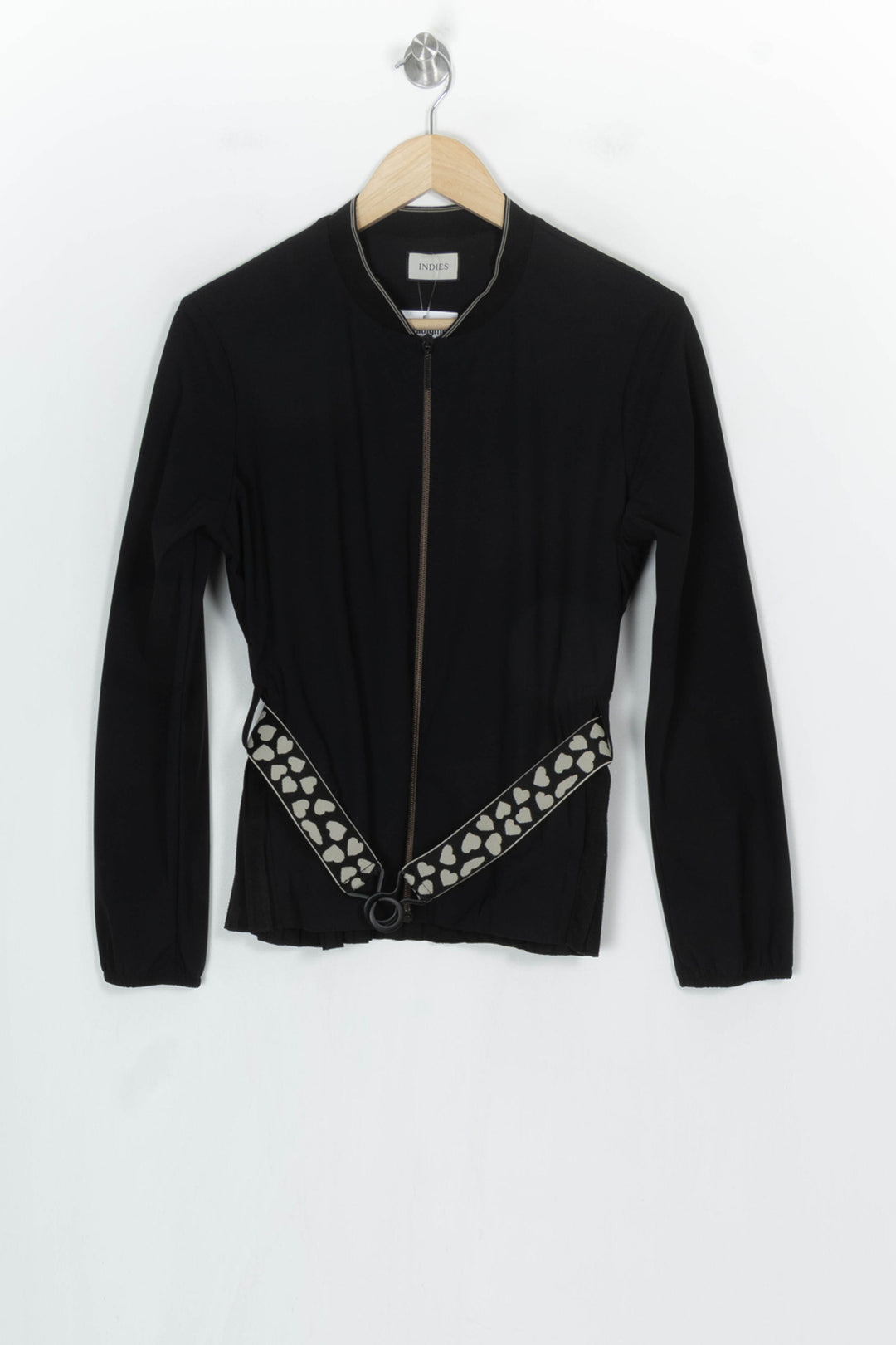 Veste Noire et Beige - Taille L/40 de la marque Indies | PARAD120983 - Vendu par Paradigme - Image 2