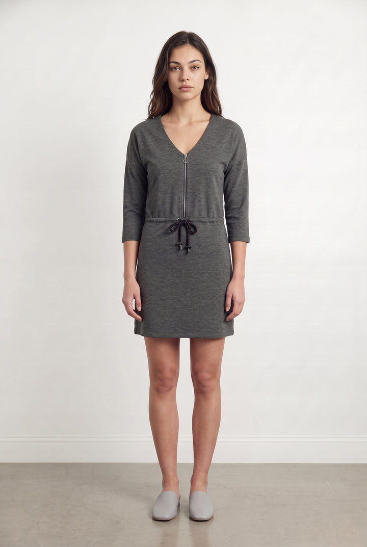 Robe Courte Grise - Taille XS/34 de la marque I.Code | PARAD120985 - Vendu par Paradigme - Image 1