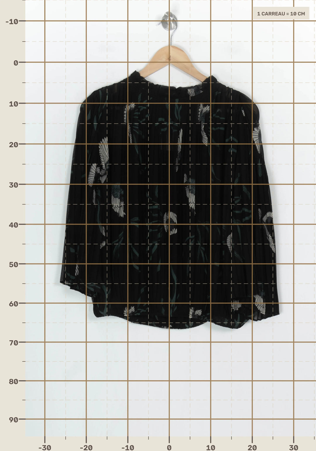 Blouse Noire et Blanche - Taille S/36 de la marque ba&amp;sh | PARAD120988 - Vendu par Paradigme - Image 4