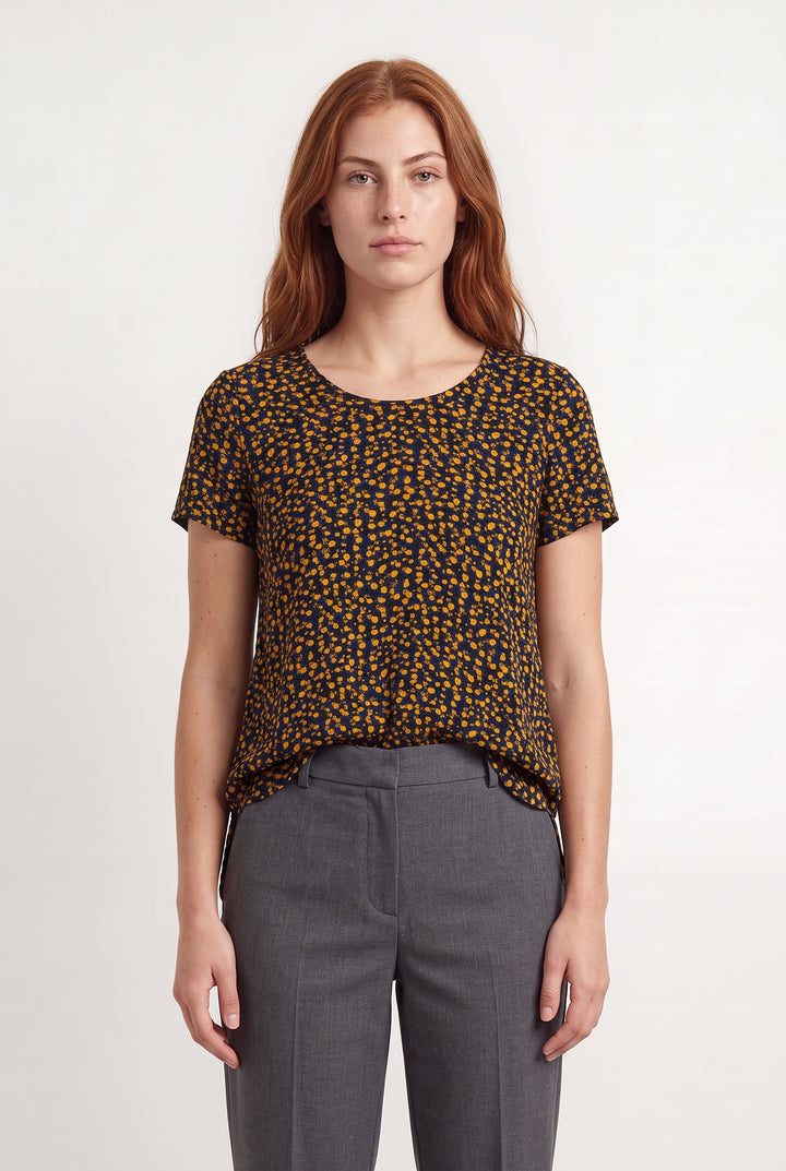 Blouse Noire et Jaune - Taille S/36 de la marque Karl Marc John | PARAD120989 - Vendu par Paradigme - Image 1
